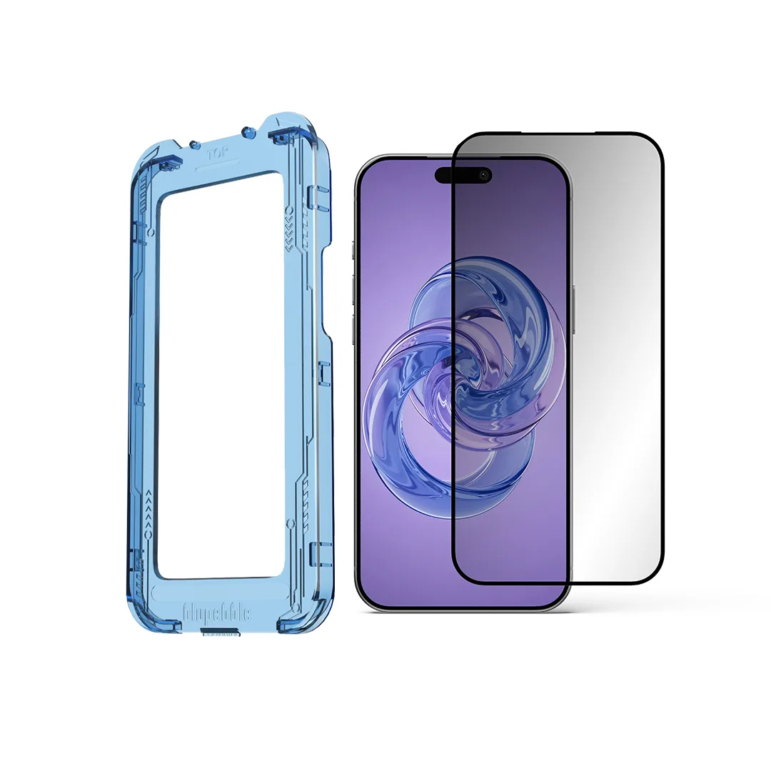 BLUPEBBLE IPHONE 18 PRO MAX GRAPHENE ROCK SERIES TEMPERED 2.5D MATTE PRIVACY BP-ROCKIP18MAXAP-MP