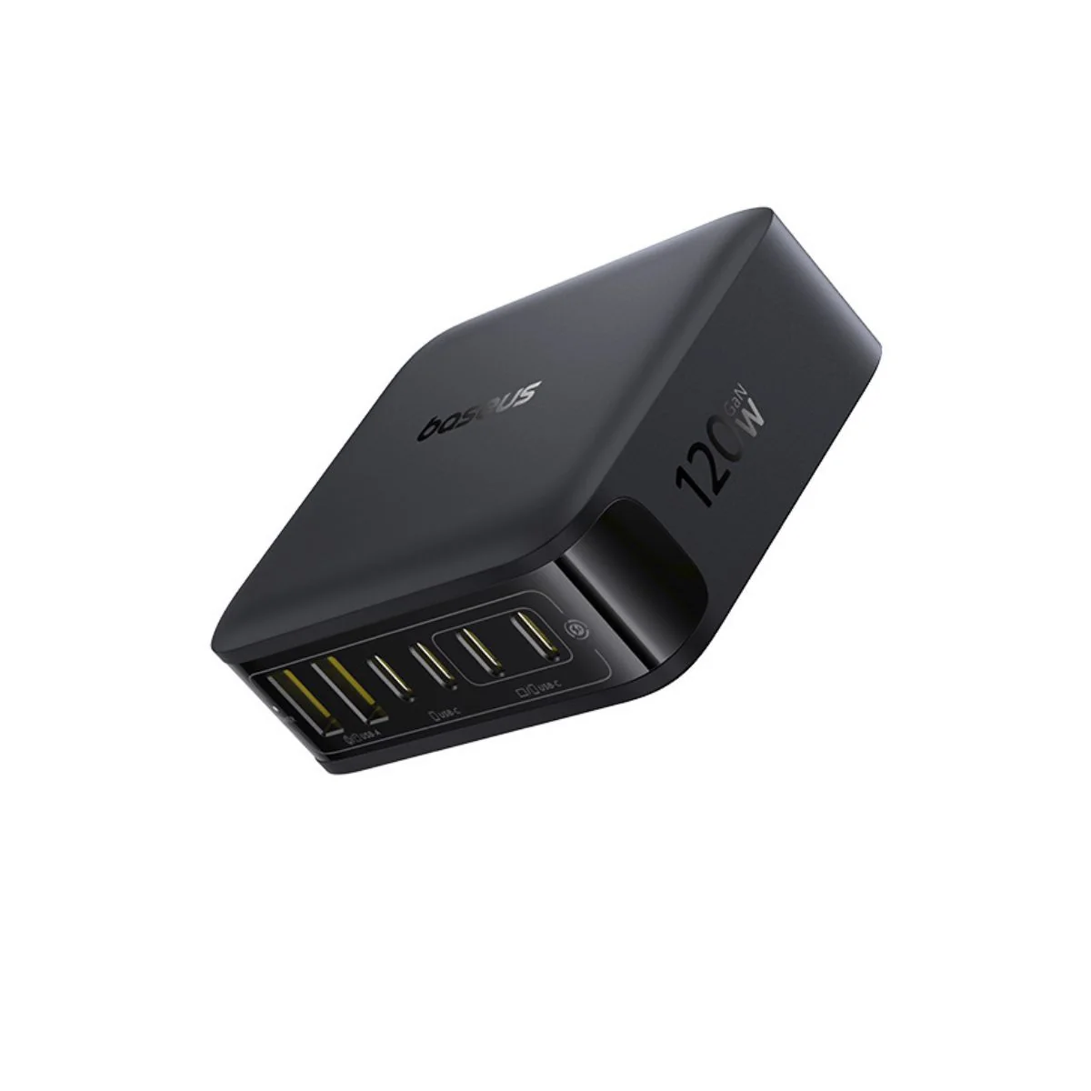 BASEUS ENERFILL FH21 DESTOP CHARGING STATION 4C+2U 120W UK COSMIC BLACK E0120U00