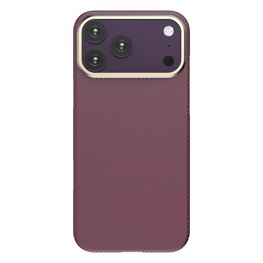 LEVELO IPHONE 18 PRO SERGEI MAGSAFE 1500D ARAMID FIBER CASE BURGUNDY LVLSRG18PRBUR