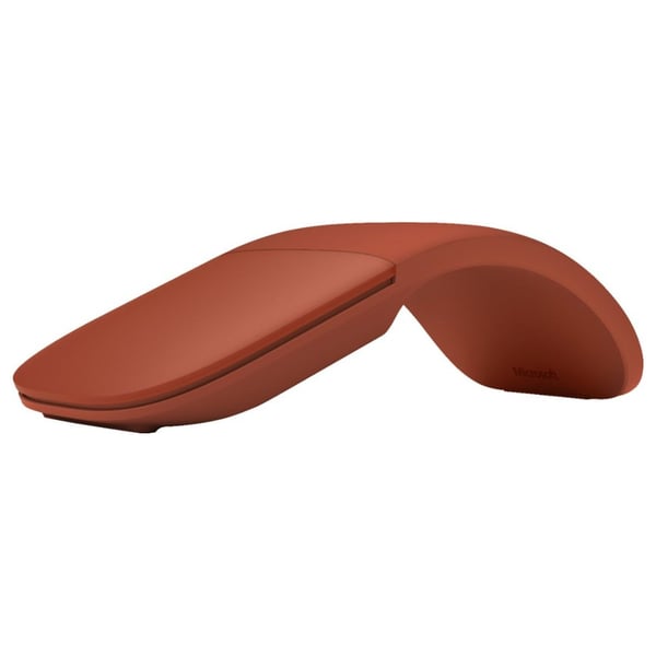 MICROSOFT ARC MOUSE POPPY RED CZV-00082 thumbnail 2