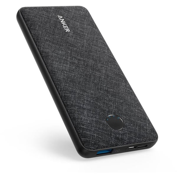 ANKER POWERCORE SLIM 10000 FABRIC BLACK A1229H11 thumbnail 2