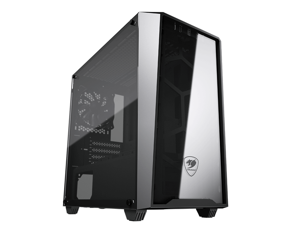 COUGAR COMPUTER TOWER CASE WITH TAMPERED GLASS SIDE WINDOW MG120-G thumbnail 2