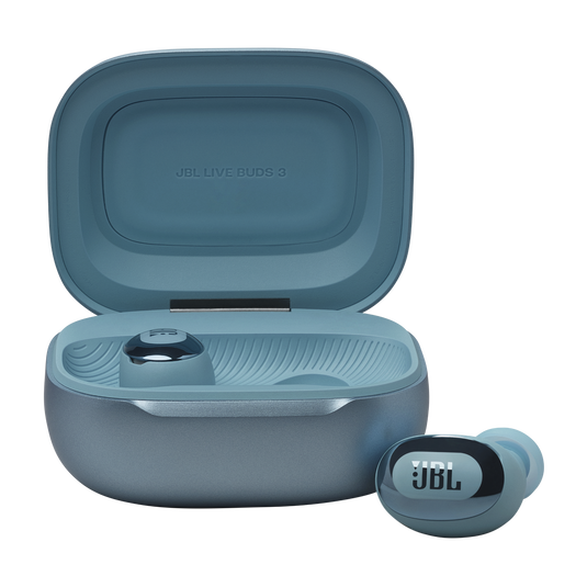 JBL LIVE BUDS 3 TRUE WIRELESS NOISE CANCELLING EARBUDS WITH SMART CHARGING CASE BLUE thumbnail 2