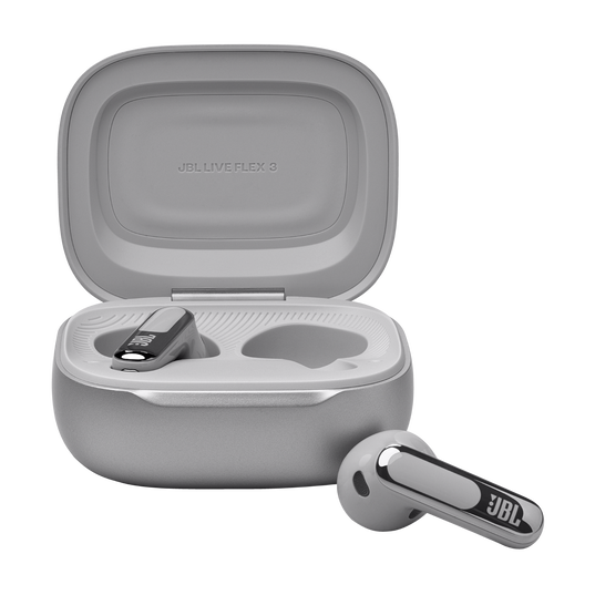 JBL LIVE FLEX 3 TRUE WIRELESS NOISE CANCELLING EARBUDS SILVER thumbnail 2