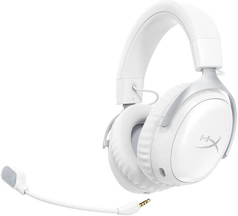 HYPERX CLOUD III S WIRELESS GAMING HEADSET WHITE AX6G1AA thumbnail 2