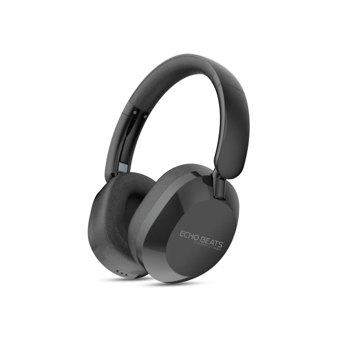 PAWA ECHO BEATS WIRELESS HEADPHONE BLACK PW-OHFBW500-BK thumbnail 2