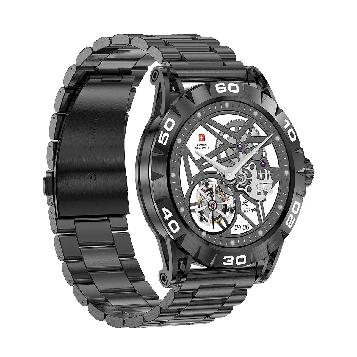 SWISS MILITARY DOM 2 WATCH WITH METAL STRAP SM-WCH-DOM2-M thumbnail 2