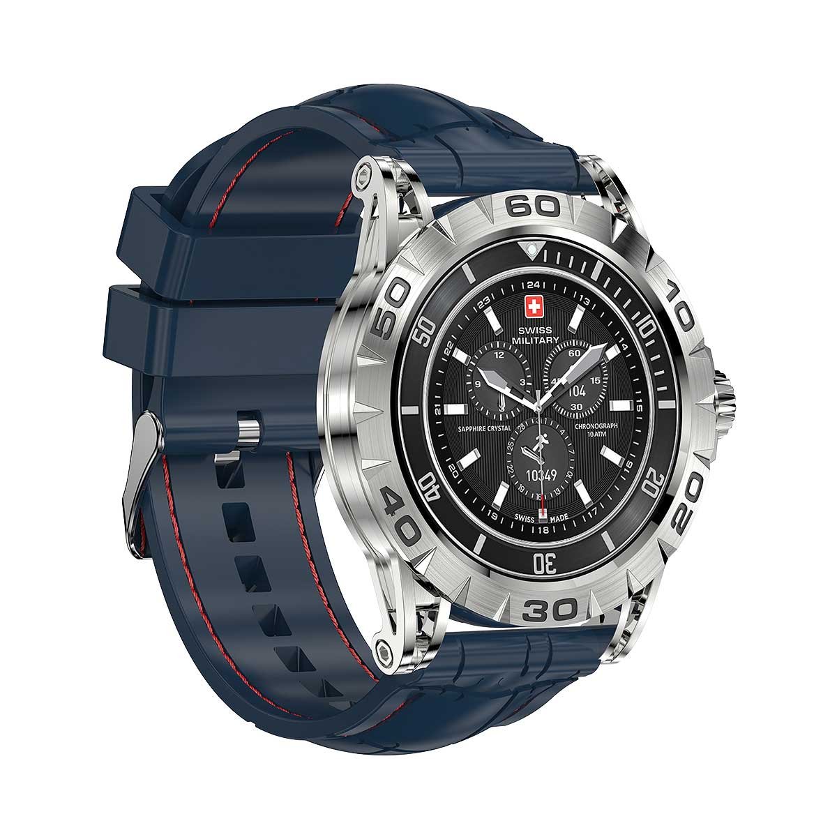 SWISS MILITARY DOM 2 WATCH WITH SILICONE STRAP SM-WCH-DOM2-S thumbnail 2