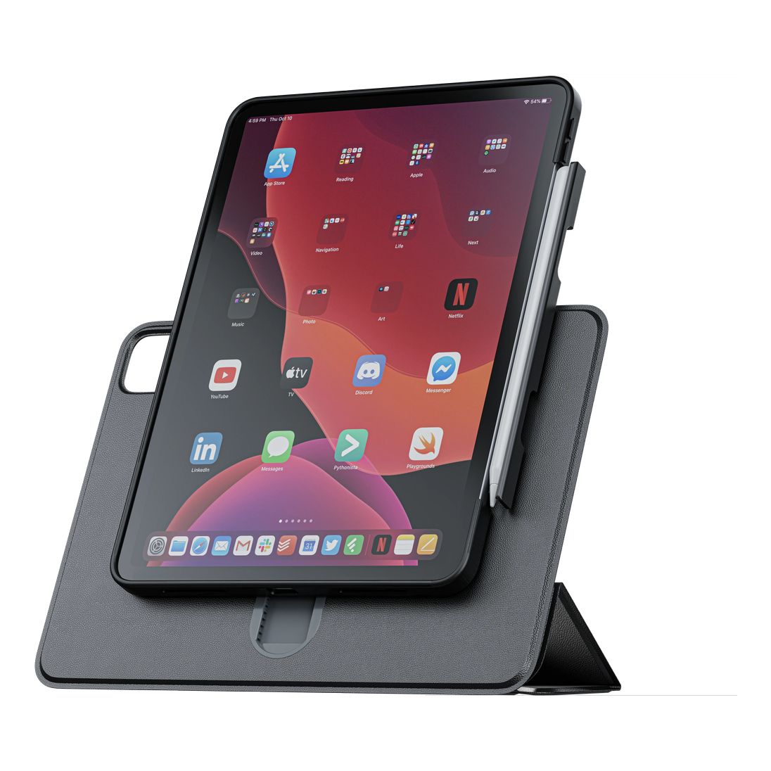 LEVELO APPLE IPAD PRO 11 CONVERGE DETACHABLE CASE BLACK LVLCDCP11BK thumbnail 2