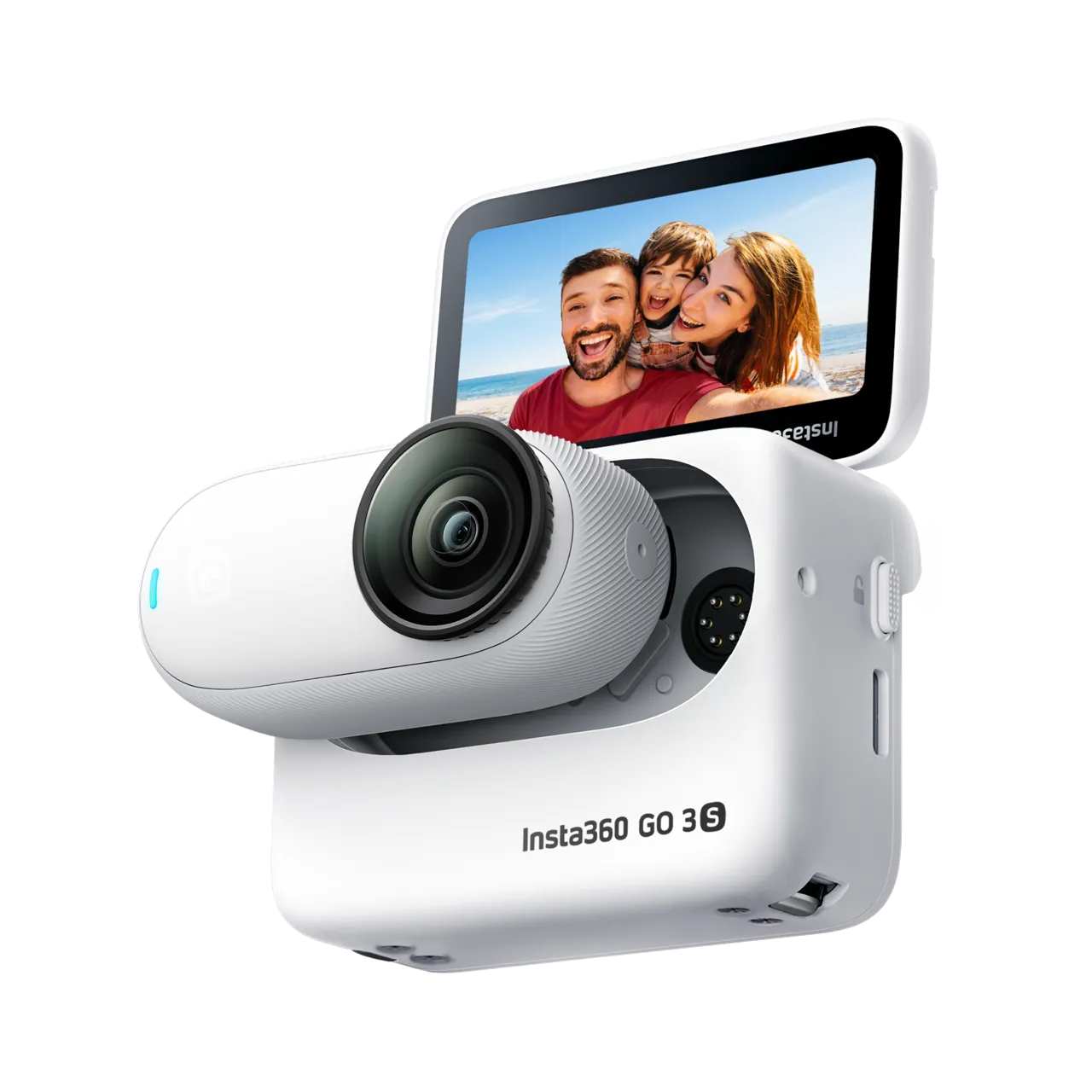 INSTA 360 GO 3S 4K CAMERA 128GB WHITE CINSAATA thumbnail 2