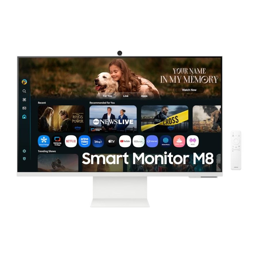 SAMSUNG 32 INCH M8 60HZ 4MS 4K AI VISION SMART MONITOR WHITE LS32FM801UMXUE thumbnail 2