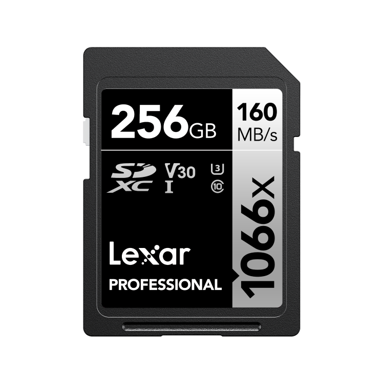 LEXAR PROFESSIONAL 1066X SDXC UHS-I 256GB SPEED UP TO 160 MB/S CARD LSD1066256G-BNNNG thumbnail 2