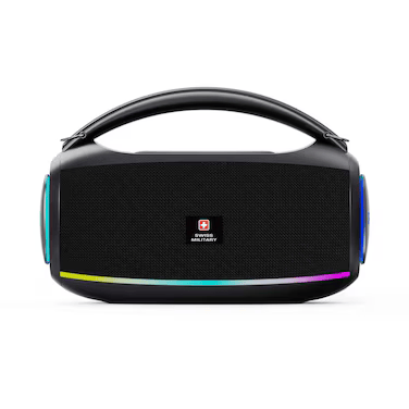 SWISS MILITARY WIRELESS PARTY SPEAKER 500W BLACK SM-SPK-BB-ULTRA-500W-BLK thumbnail 2