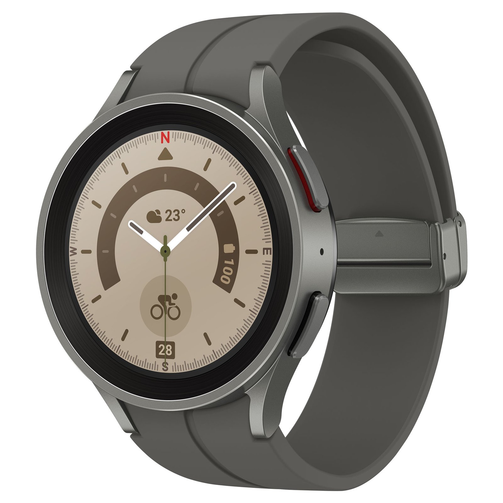 SAMSUNG GALAXY WATCH 5 PRO 45MM SM-R920 GRAY TITANIUM thumbnail 2