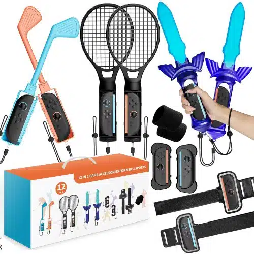 12 IN 1 GAME ACCESSORIES FOR NSW 2 SPORTS thumbnail 2