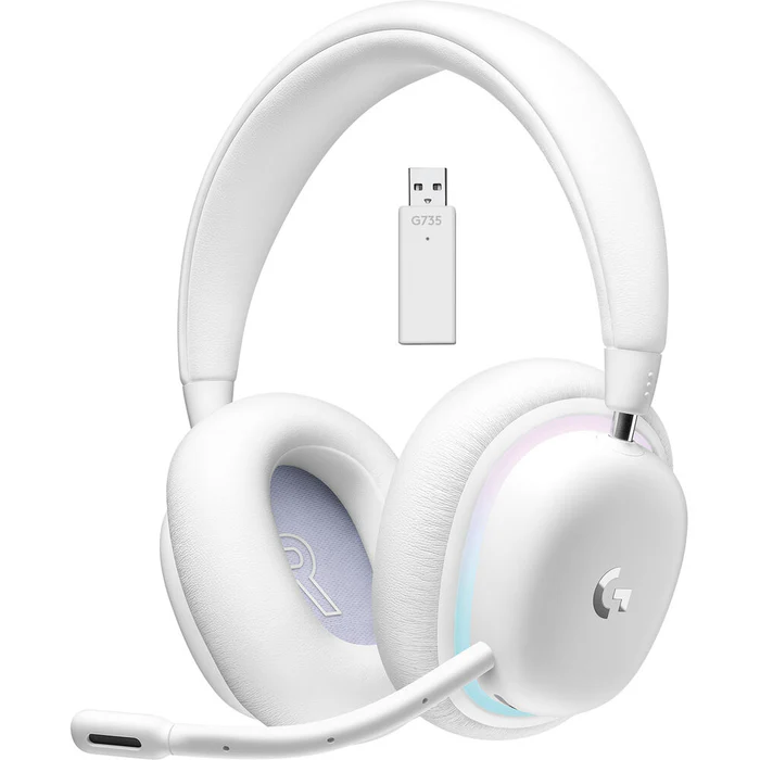 LOGITECH WIRELESS GAMING HEADSET G735 WHITE 981-001083 thumbnail 2