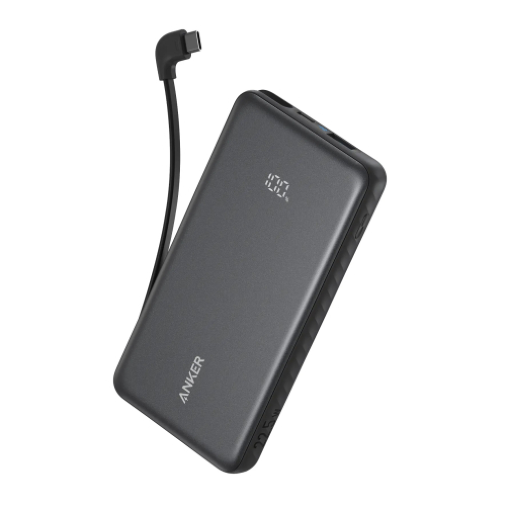 ANKER ZOLO POWER BANK 20000MAH BUILT IN USB-C CABLE BLACK A110EH11 thumbnail 2