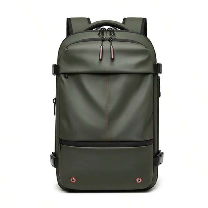 TRAVEL BACKPACK 19 INCH EXPANDABLE WITH PUMP GREEN FJ7757 thumbnail 2