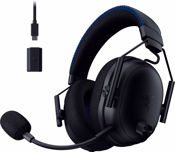 RAZER BLACK SHARK V3 PRO WIRELESS 7.1 GAMING HEADSET FOR PLAYSTATION BLACK RZ04-05400500-R3G thumbnail 2