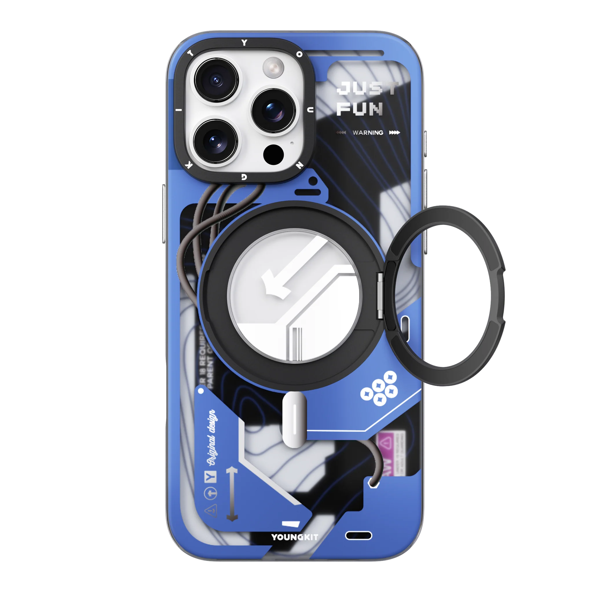 YOUNGKIT IPHONE 16 PRO STARSHIP CASE BLUE BLADE XJZHJ003 thumbnail 2