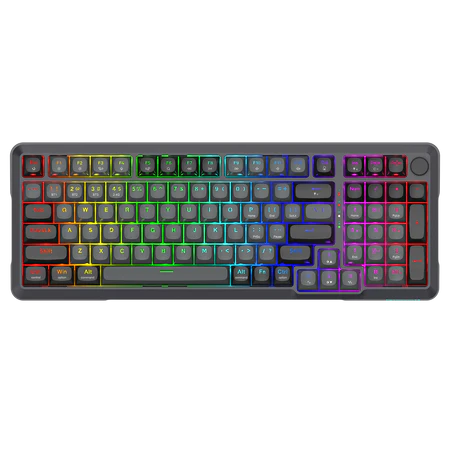 REDRAGON BREAGI PRO GASKET WIRELESS MECHANICAL KEYBOARD CREAM LINEAR SWITCHES K688GB-RGB-PRO thumbnail 2