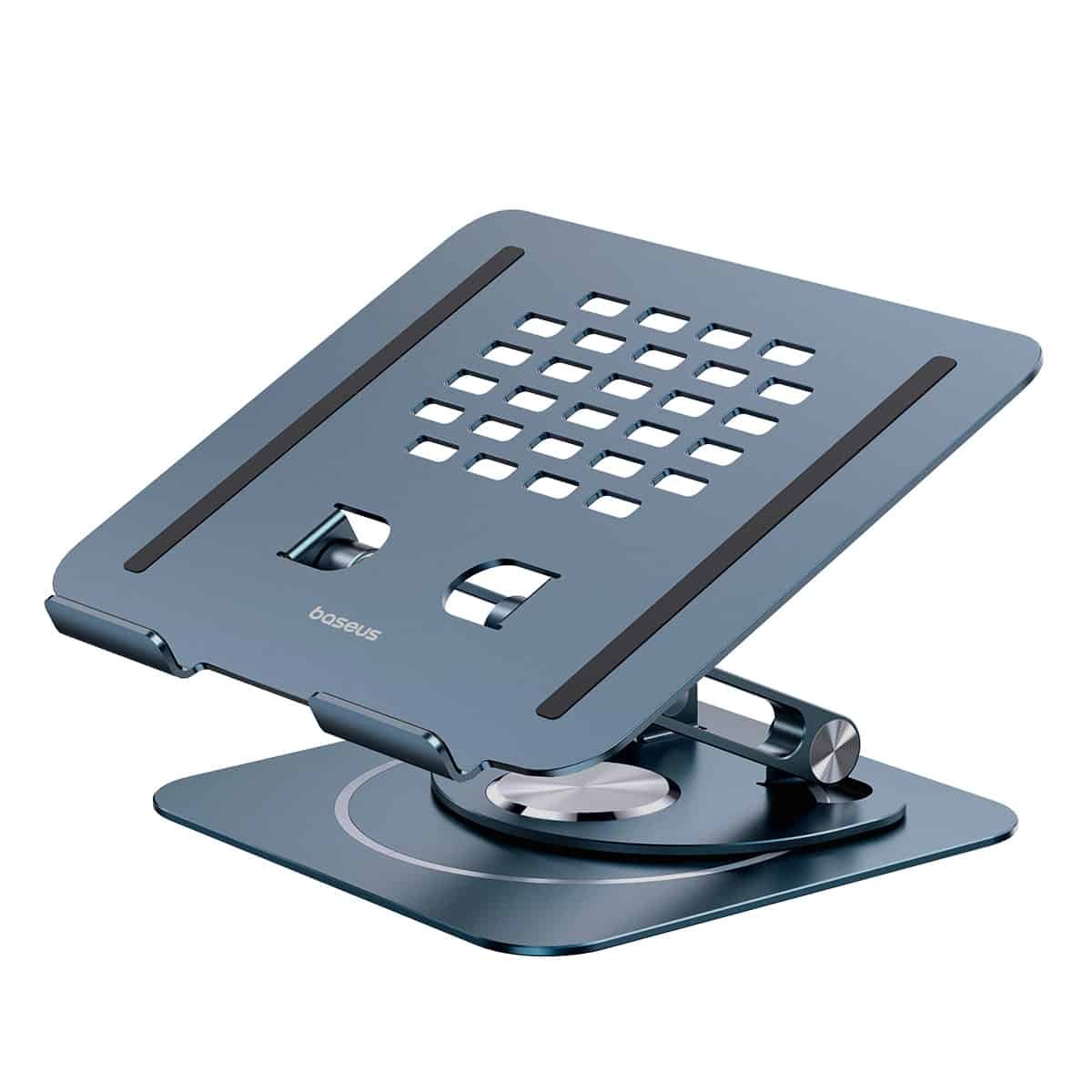 BASEUS ULTRASTABLE PRO SERIES ROTATABLE AND FOLDABLE LAPTOP STAND SPACE GRAY thumbnail 2