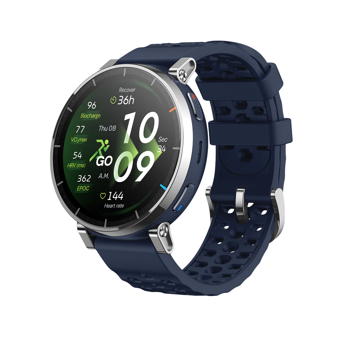 AMAZFIT ACTIVE 3 PREMIUM SMART WATCH ATLAS BLUE A2559 thumbnail 2