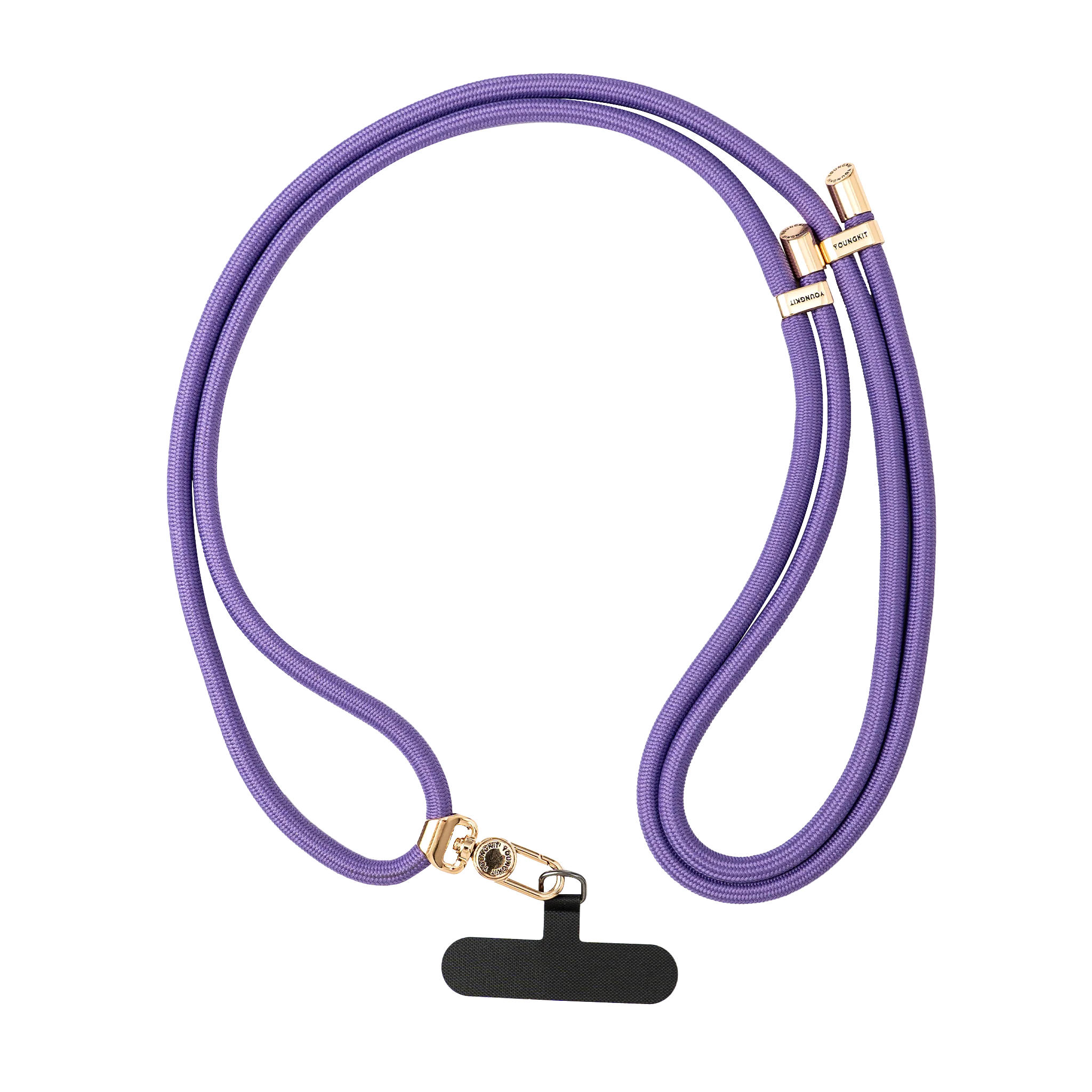 YOUNGKIT CROSSBODY LANYARD WITH STRAP CARD 7.0 MM PURPLE YQ001 thumbnail 2