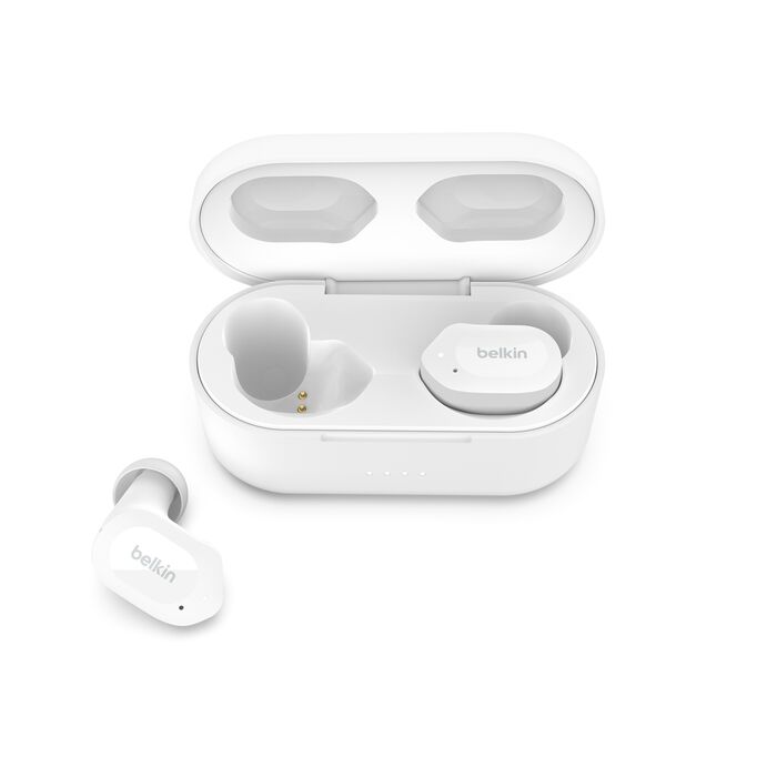 BELKIN SOUNDFORM PLAY TRUE WIRELESS EARBUDS WHITE C005 thumbnail 2