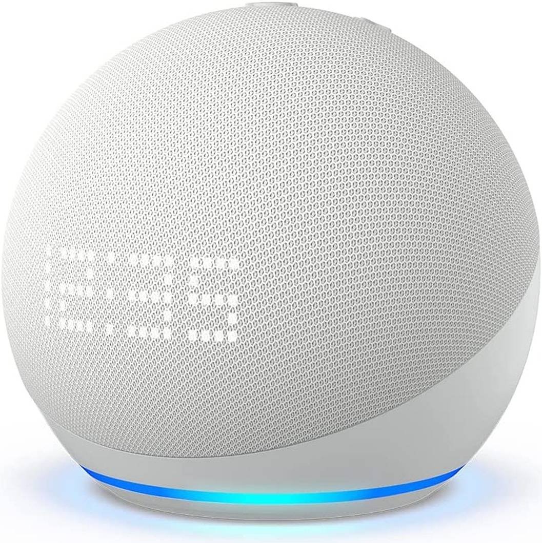 AMAZON ECHO DOT (5TH GENERATION) SPEAKER WITH CLOCK WHITE thumbnail 2