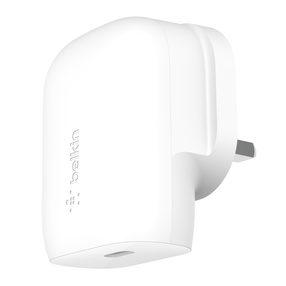 BELKIN BOOST CHARGE USB C WALL CHARGER WITH PPS WHITE WCA005MYWH thumbnail 2