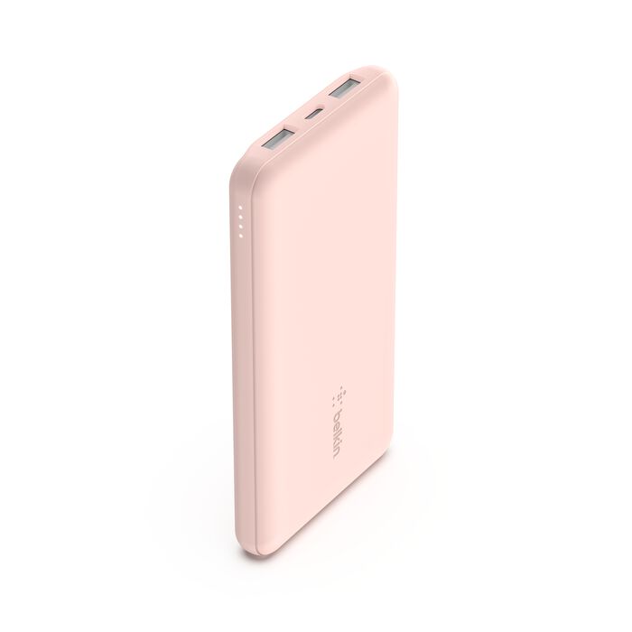 BELKIN BOOST CHARGE POWER BANK 10000MAH 10K ROSE GOLD BPB011BTRG thumbnail 2