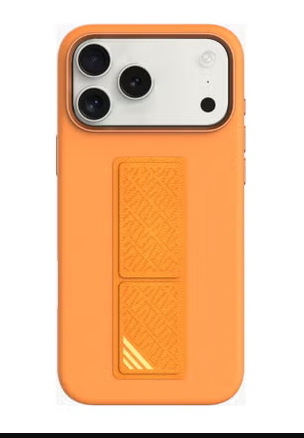 LEVELO IPHONE 17 PRO MORPHIX SILICONE CASE WOTH LEATHER GRIP ORANGE LVLMRPS17PORG thumbnail 2