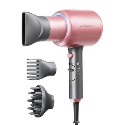 WAVYTALK BLOWN AWAY IONIC HAIR DRYER PINK QL-5967 thumbnail 2