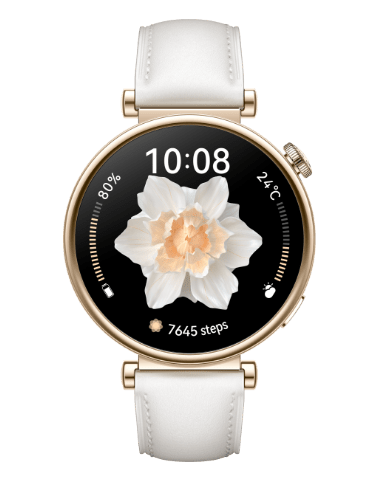 Huawei GT4 41mm with White Leather Strap ARA-B19 thumbnail 2