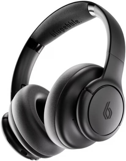 BLUPEBBLE OVER EAR FOLDABLE DIGITAL HYBRID NOISE CANCELLING HEADPHONES C90 BLACK BP-PAC90ANC-BK thumbnail 2
