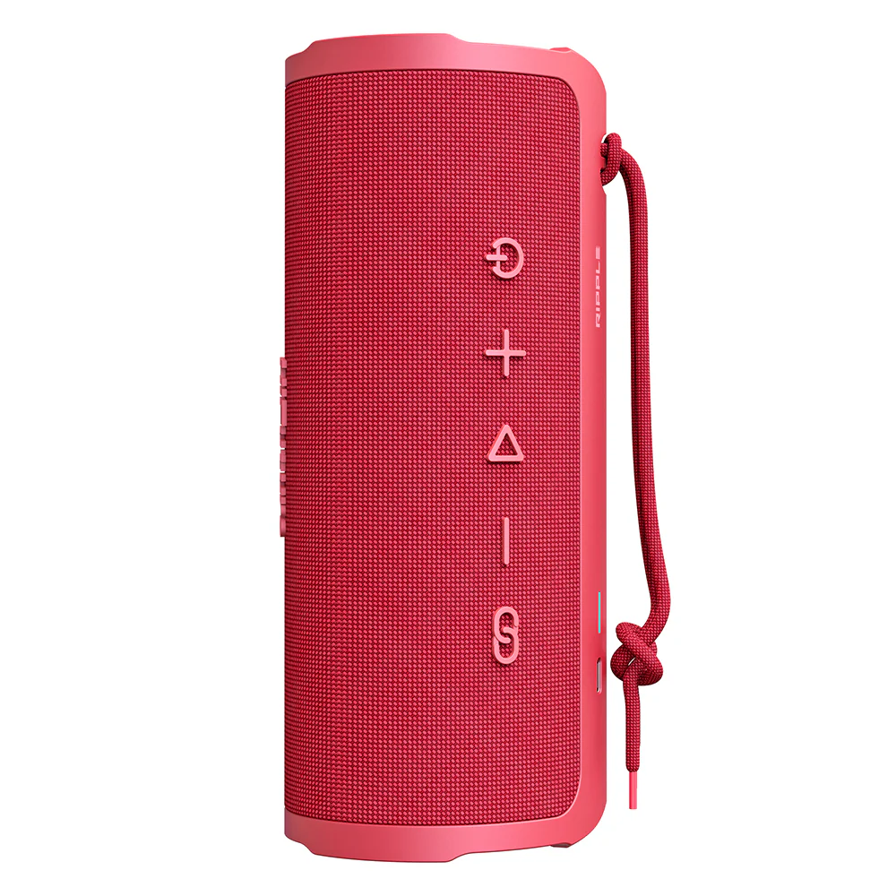 HIFUTURE RIPPLE BEATMAKER IPX7 WATERPROOF PORTABLE WIRELESS SPEAKER RED thumbnail 2