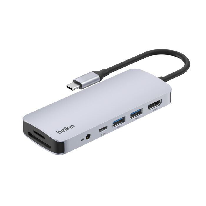 BELKIN USB C 7 IN 1 MULTIPORT ADAPTER UPTO 100W AVC009BTSGY thumbnail 2