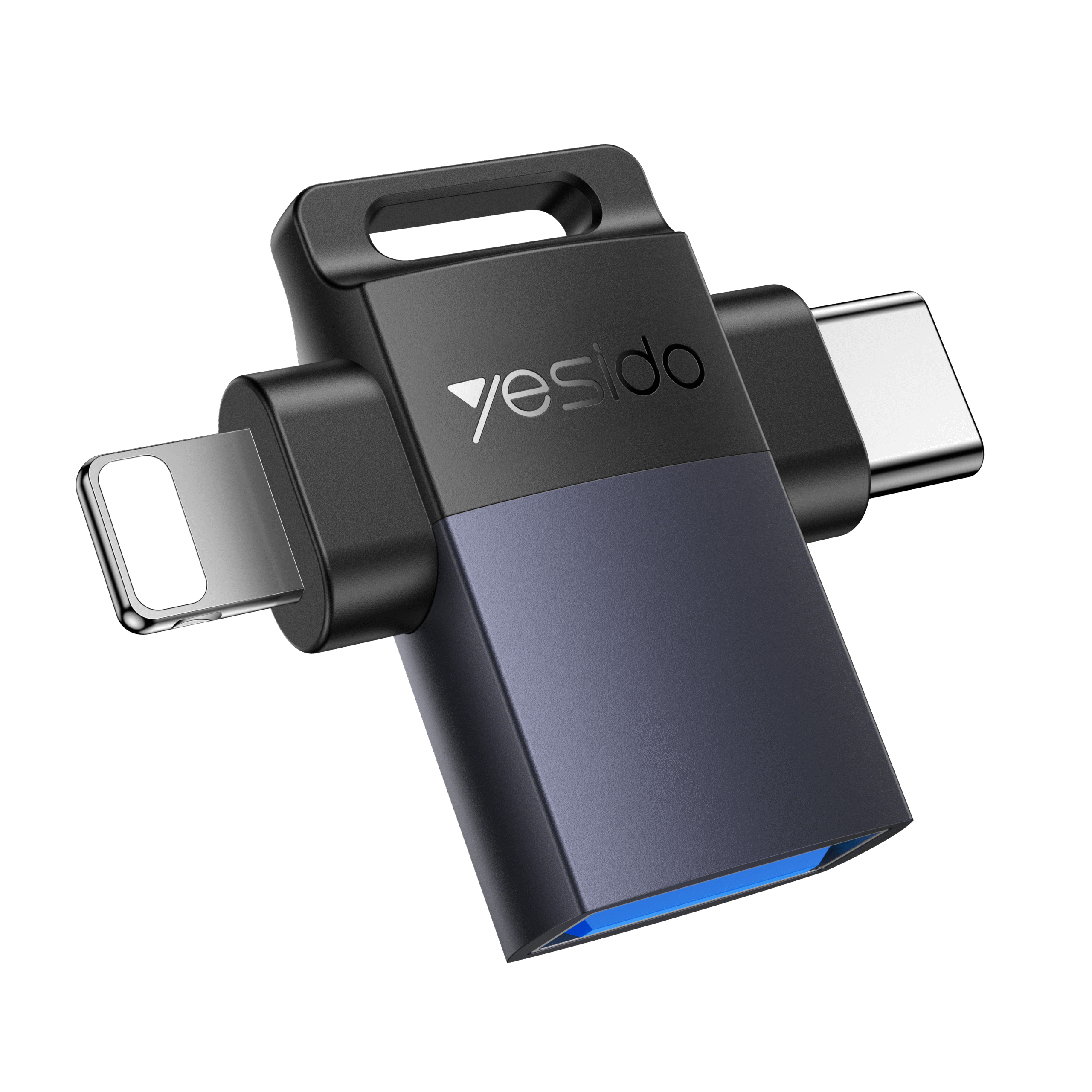 YESIDO OTG ADAPTER BLACK GS35 thumbnail 2
