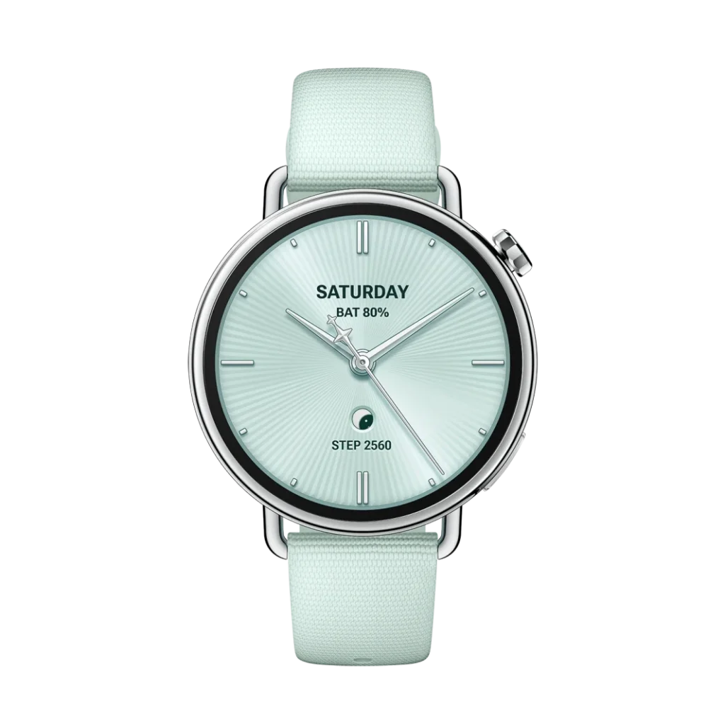 MI XIAOMI WATCH S4 41MM FLUORO RUBBER STRAP MINT GREEN M2502W1 thumbnail 2