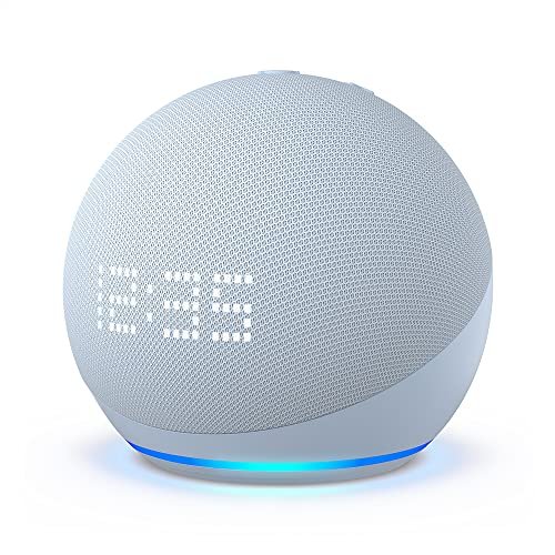 AMAZON ECHO DOT (5TH GENERATION) SPEAKER WITH CLOCK BLUE thumbnail 2