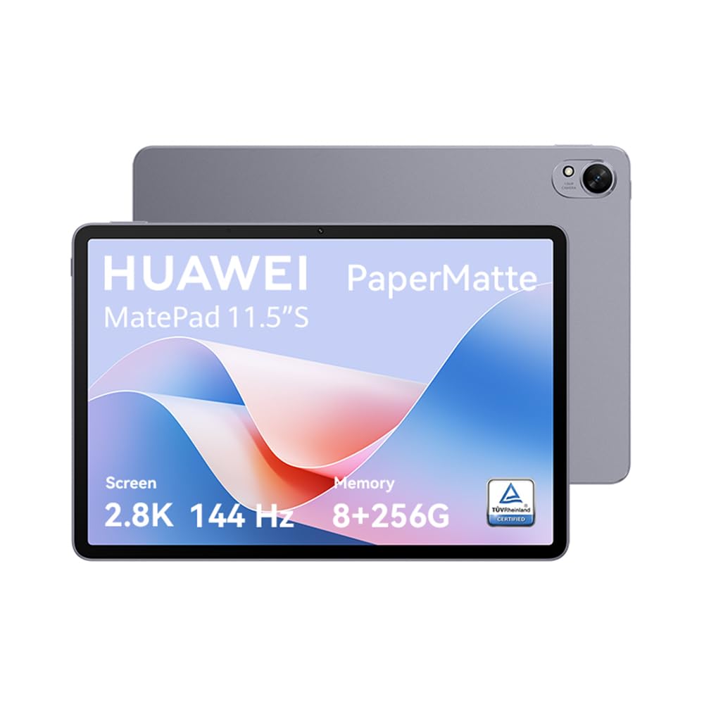HUAWEI MATEPAD 11.5 INCH S PAPERMATTE EDITION 8GB 256GB SPACE GRAY WITH PEN FOLIO COVER AND KEYBOARD TGR-W0 thumbnail 2