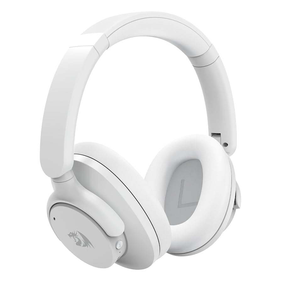 REDRAGON VIBECORE WIRED/WIRELESS GAMING HEADSET WHITE H610G thumbnail 2
