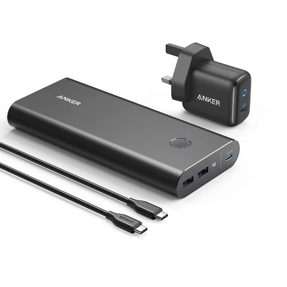 ANKER POWERCORE+26800 PD 45 WITH POWERPORT III MINI 30W BLACK B1376K11 thumbnail 2