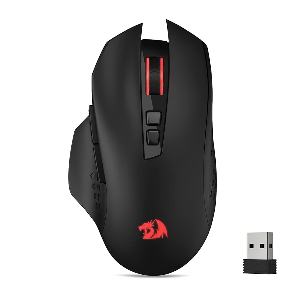 REDRAGON M656 GAINER WIRELESS MOUSE BLACK thumbnail 2