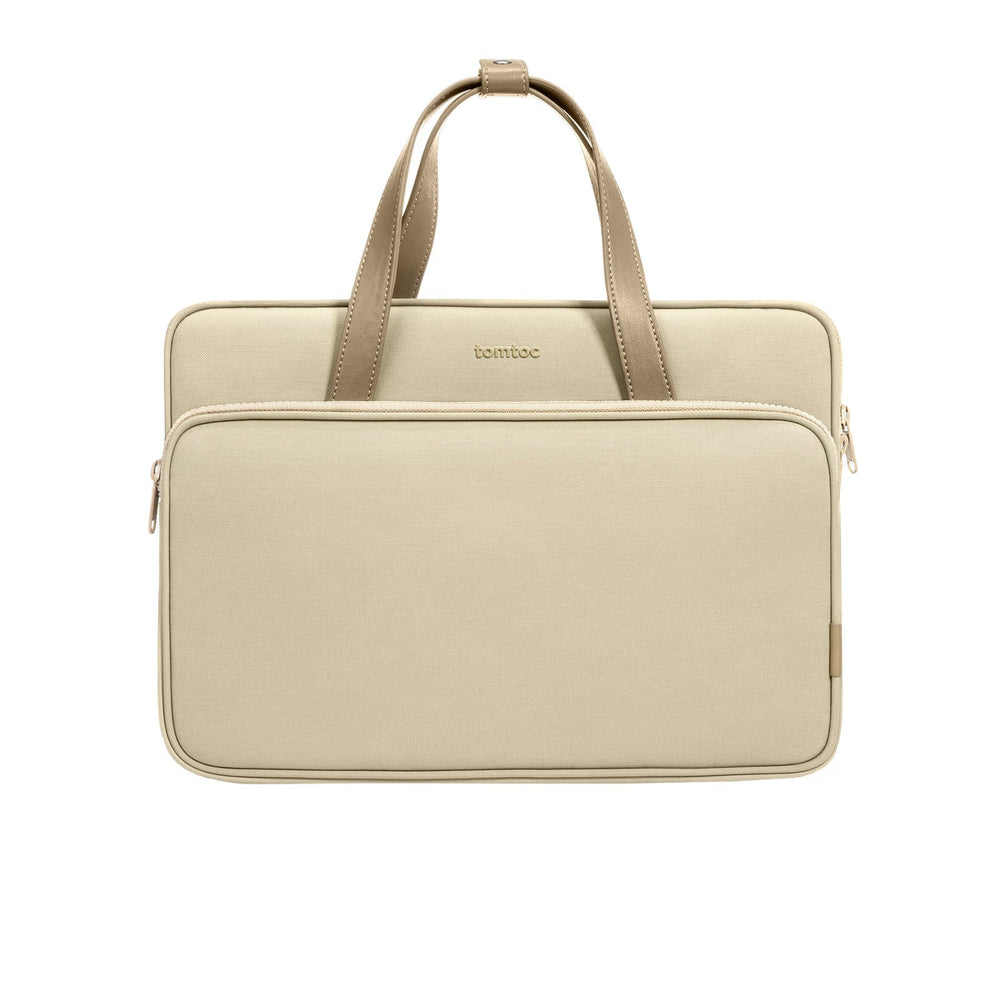 TOMTOC 13.5 INCH VERSATILE A12 LAPTOP SHOULDER BAG KHAKI A12D3K1 thumbnail 2
