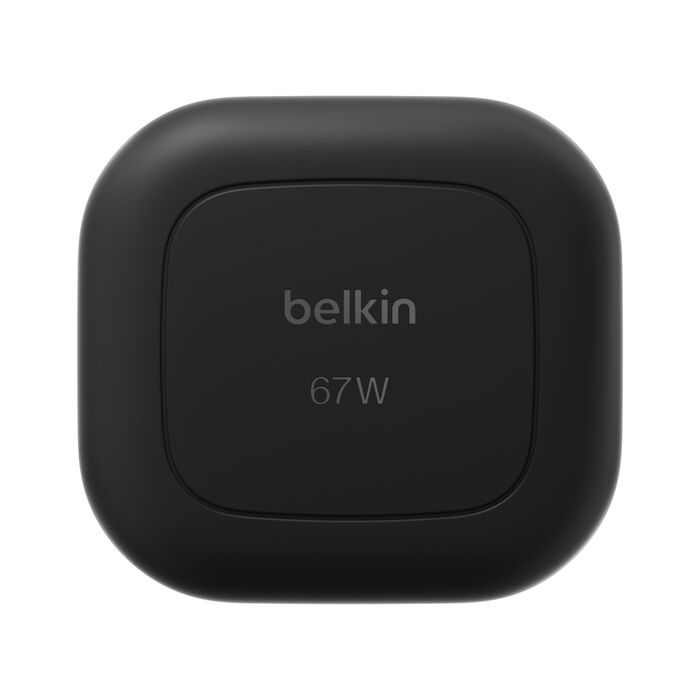 BELKIN BOOST CHARGE PRO DUAL USB C 67W GAN WALL CHARGER BLACK WCH020MYBK thumbnail 2