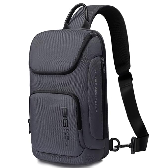 BANGE MESSENGER BAG GRAY BG-3097 thumbnail 2