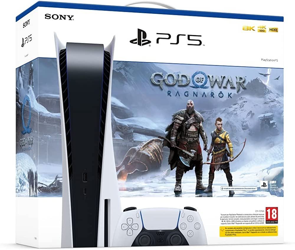 SONY PLAYSTATION 5 DISK GOD OF WAR RAGNROK CFI-1216A thumbnail 2