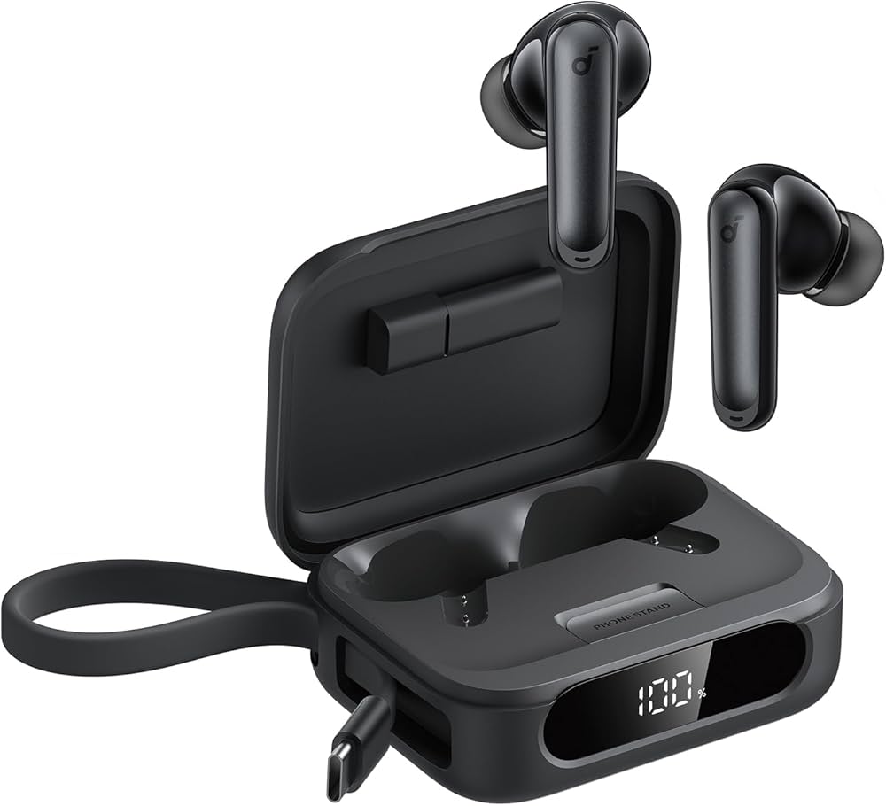 ANKER SOUNDCORE P41I 3 IN 1 CHARGING CASE EAR BUDS BLACK A3937H11 thumbnail 2